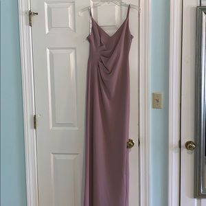 Dusty rose long dress